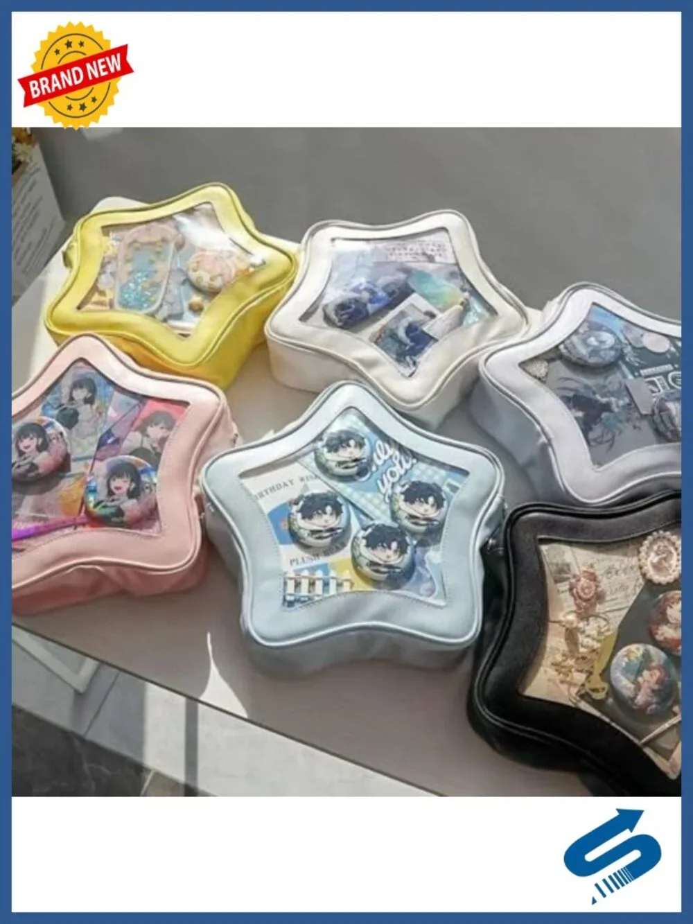 PU Leather Star Ita Bag Crossbody Backpack